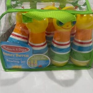 Melissa & Doug Bowling Set with Red and Black